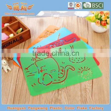 animal shaped plastic drawing stencils