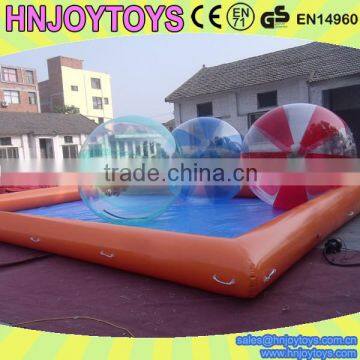 0.9mm PVC Tarpaulin Walking Water Ball Pool / Inflatable Pvc Swimming Pool / Pvc Swimming Pool photo-2