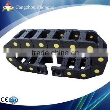 CNC plastic cable drag chain bridge type/ enclosed type