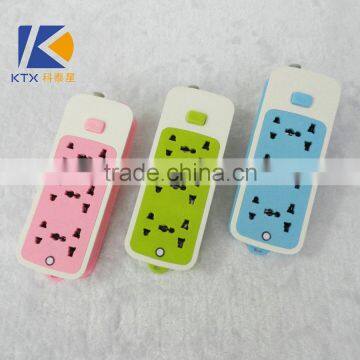 6 Way Color Multi Plug Electrical Extension Socket