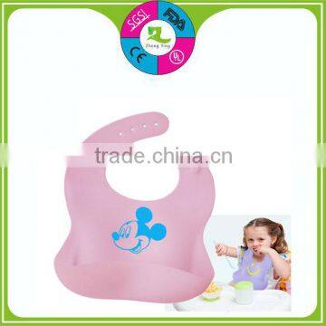 China factory supply Fashion design silicone waterproof kids bib