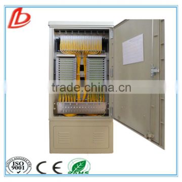 Wall/Floor-mounting/Pole Mountable 576 ports optical fiber splice cabinet for FTTx fiber optic networks