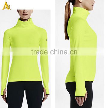 GYM Women Seamless gym sports running thermolite pullover jacket