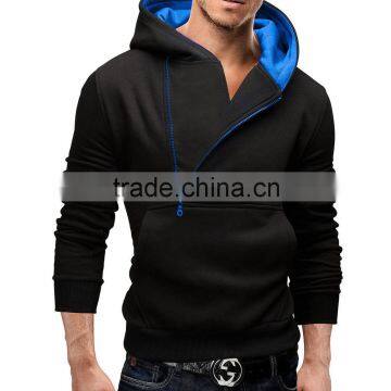 Daijun Oem Fashion Sweats Long Sleeve Any Colour Cheap High Quality Mens Side Zipper Hoody photo-4