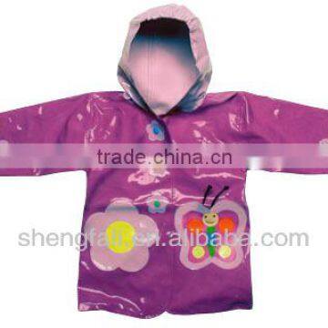 Lovely PVC Raincoat, Kids Rainwear