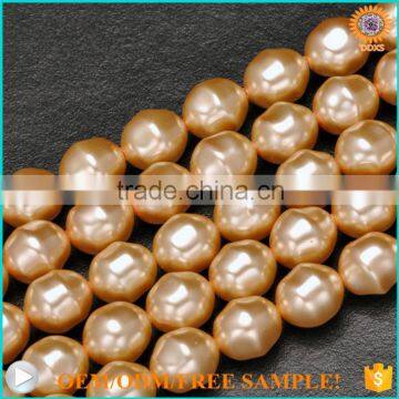 wholesale loose 14*18mm natural irregular mother of shell pearl strand