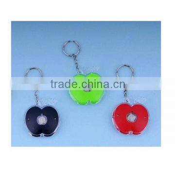 promotional led keychain,led apple shape keychain