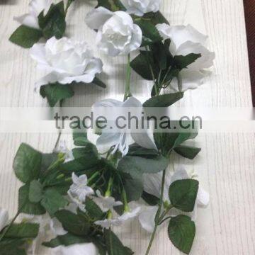 decorative artificial flower garland rose/lily garland