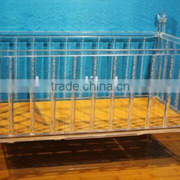 professional solid safty popular acrylic baby cribs