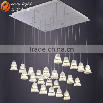 Dinning Pendant Light Cup Pendant Chandelier Acrylic Modern Chandelier OXD9042D-25W