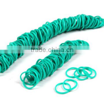 Custom 25mm Green Color Elastic Nutural Silicone Rubber Band Wholesale