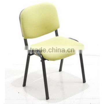 Soft Cushion Home Furniture Fabric Dining Chair with Metal Tube Legs