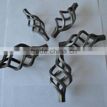 Ornamental wrought iron forged baskets