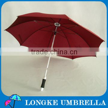 [G054]Aluminum shaft fiberglass ribs custom golf umbrella