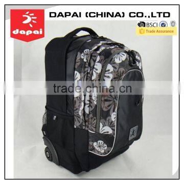 Produce Polyester Trolley Backpack With Wheels