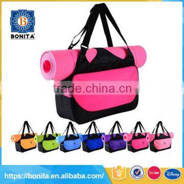 Carrying women waterproof tote bag yoga mat bag