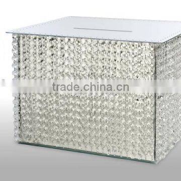 C01 Wholesale centerpieces crystal money box