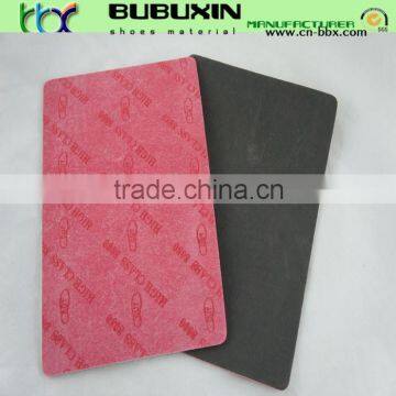 Nonwoven fiber insole board with eva form sheet materials used for shoe making