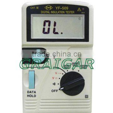 YF-509 CAT III 1000V 3 1/2 digits LCD display max reading of 2000 Insulation Tester