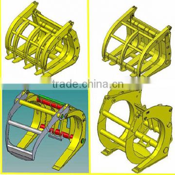 Excavator Log Grapple, Customized 307CSB/307C Excavator Log/Timber/ Wood Grapple Made in Linyi City China