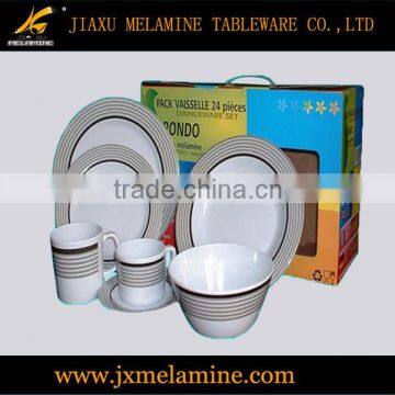 28pcs melamine dinner set