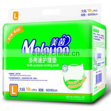 Disposable incontinence pad available OEM HOT SALE 2013