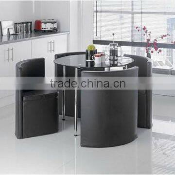 Space-saving Dining Table and Chair Set photo-2