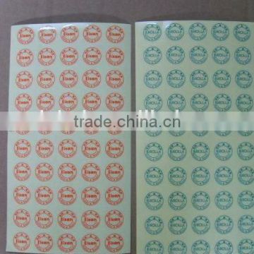 High quality custom bottle label maker self-adhesive stickers and labels