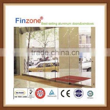 Special style luxury hang frameless glass door sliding roller