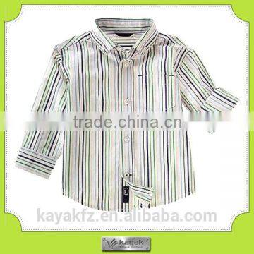 cusom-made summer stripe fashion cotton shirt children