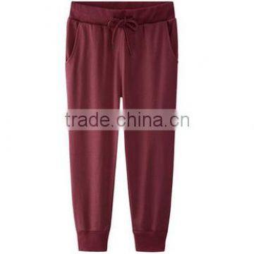 2016 Hot Sale Bulk 60% Cotton 40%polyester Blank Plain Women Bodybuilding Crossfit Running Shorts photo-2