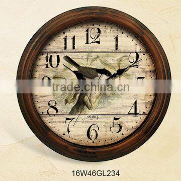 16 Inch Custom Print Decorative Floral Clocks photo-2