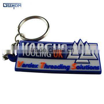 cheap custom rubber keychain