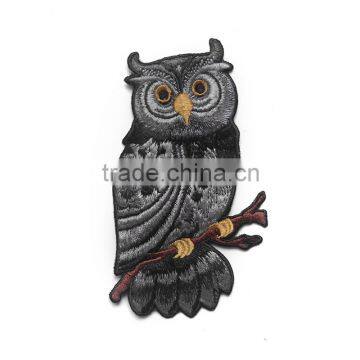 Factory Direct Sell Embroidery Bird Patches Custom Iron on Embroidery Owl Patches