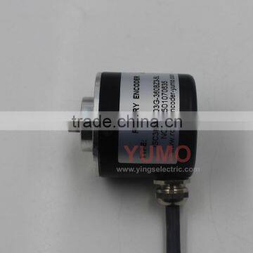 YUMO ISC3806 360PPR 5V YUMO ISC3806 500PPR 5V CNC System Solid Shaft Encoder Optical Price Incremental Rotary Encoder photo-2
