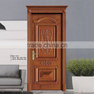 Simple Modern Easy Installation Fancy Wood Door Design photo-6
