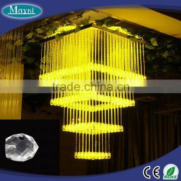 EP-043 20 Pack crystal light end piece for 3 Strand Fiber for luxury chandelier decoration