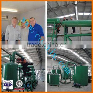 ZSA Used Black Waste Motorcycle Oil Purifier/ Recycling/ Refining/ Processing/ Filtration Machine to Base Oil photo-3