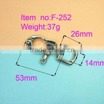 handbag hardware wholesale Special Hardware Dog Hook F-252-14*70MM
