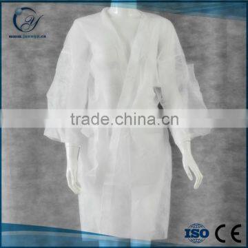 Disposable PP/SBPP SPA sauna suit kimono bathrobe for women