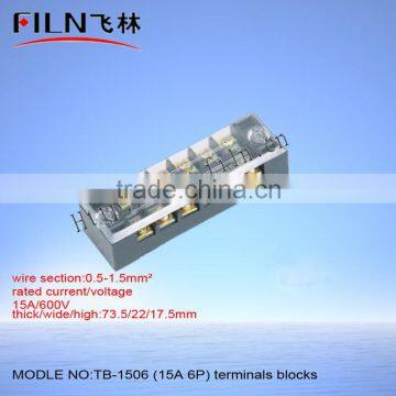 15A 6P Copper material TB terminal block TB-1506