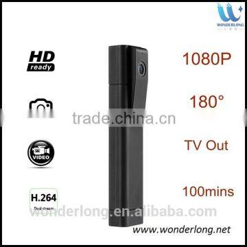 T190 Real 1080p H.264 wide-angle conferences lectures spy hidden pen camera video recorder