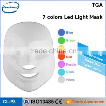 2016 NEW HOT!! 7 Color PDT LED Mask/ LED Facial Mask/ LED Light Therapy LED Face Mask