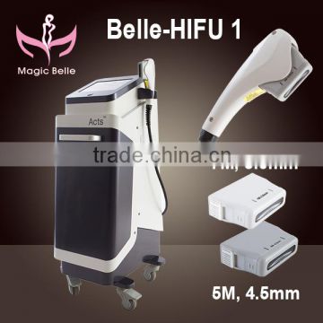 Skin Rejuvenation Hottest !!HIFU Portable Machine/korea/face Lift Anti-aging Belle-HIFU Body Machine Beauty Equipment