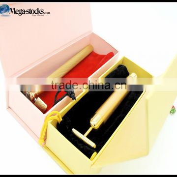 Beauty Bar 24K Golden Pulse SkinCare Facial Roller Massager