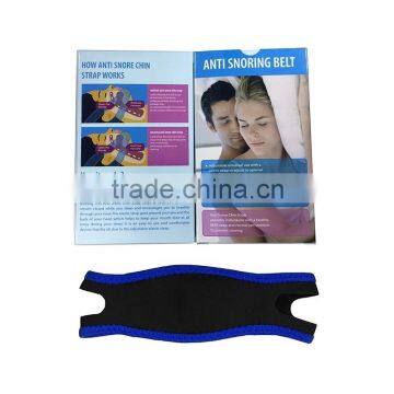 Professional full head Anti Snore Belt Anti Snore Chin Strap Belt,Stop Snoring Chin Strap Adjustable Size