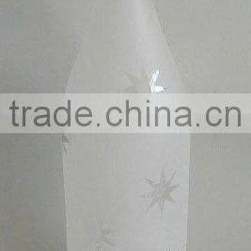 glass jar with frosted