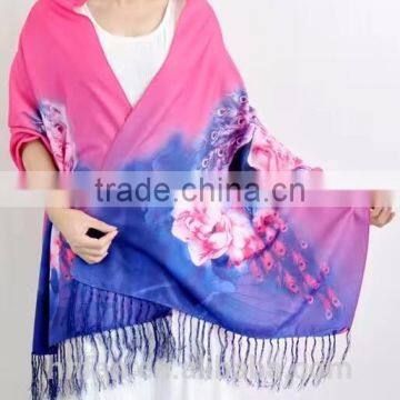 Custom Printed Luxury 16mm 110*110cm Tasse Lfreight Scarves for Women photo-4