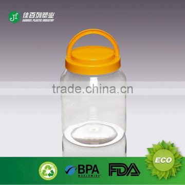 Wholesale Cheap Flat Round PET Plastic Seal Jar