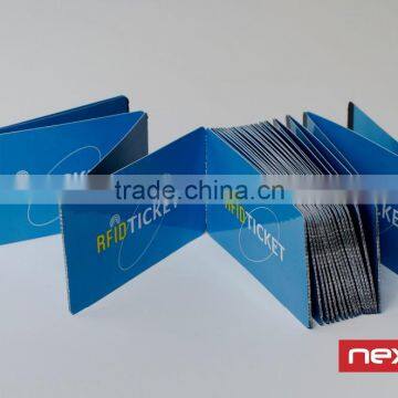 13.56mhz Printable Thermal Paper RFID Ticket in Fan Fold Format photo-3